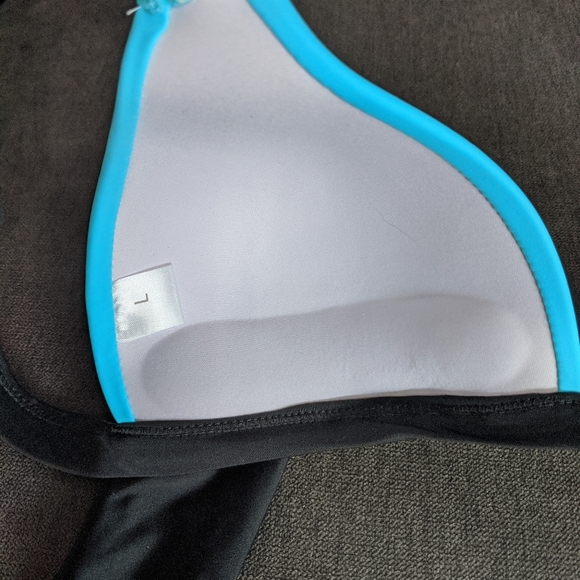 NEW - BLUE & BLACK BIKINI - Picture 5 of 9